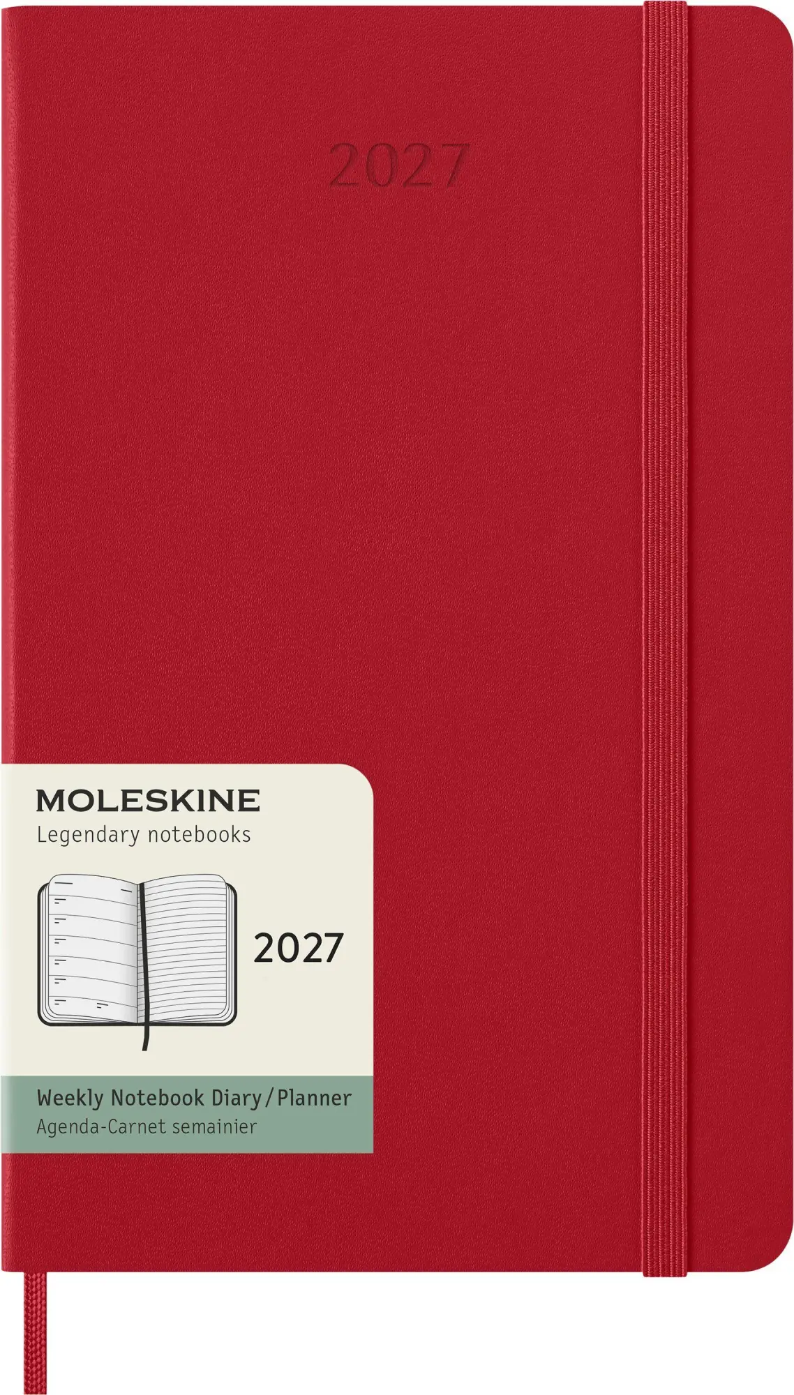 Cover: 8056999279516 | Moleskine 12 Monate Wochen Notizkalender 2027, Large/A5, 1 Wo = 1...