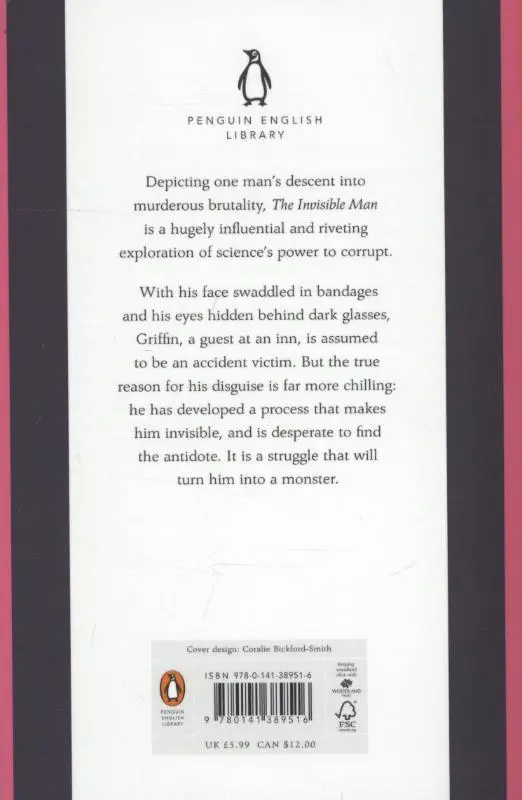 Rückseite: 9780141389516 | The Invisible Man | H. G. Wells | Taschenbuch | B-format paperback