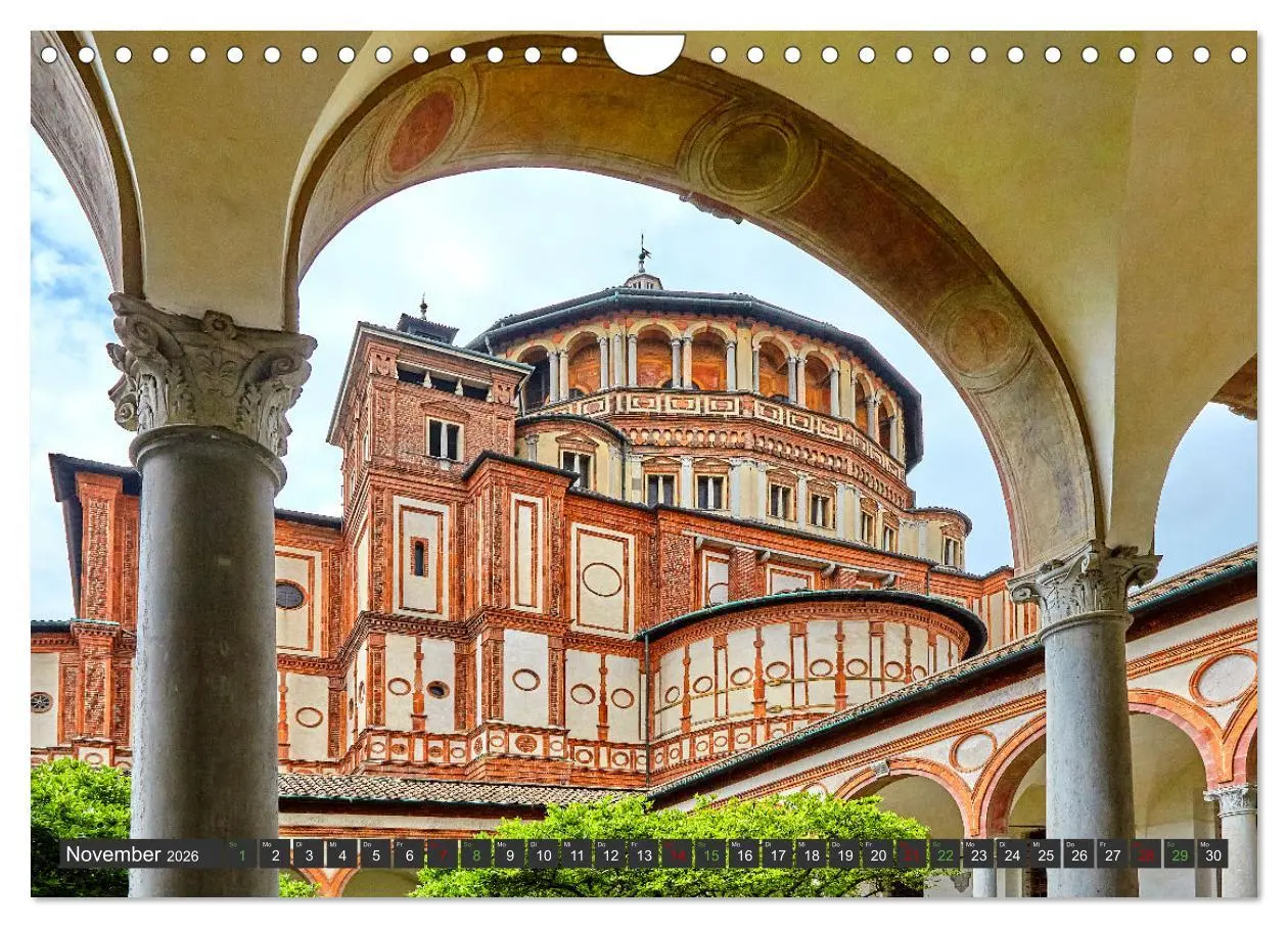 Bild: 9783457379516 | One Day Mailand (Wandkalender 2026 DIN A4 quer), CALVENDO...