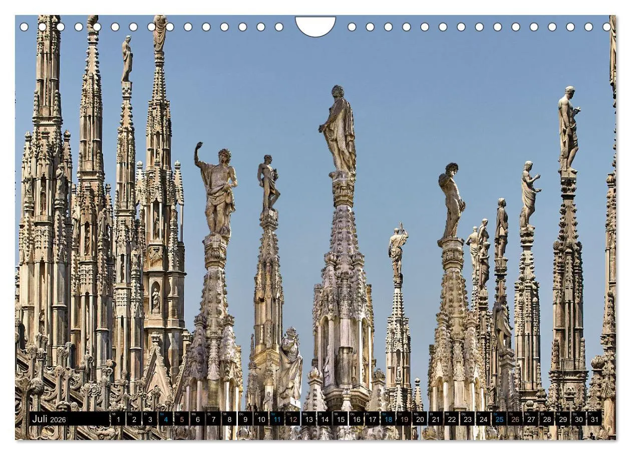 Bild: 9783457379516 | One Day Mailand (Wandkalender 2026 DIN A4 quer), CALVENDO...