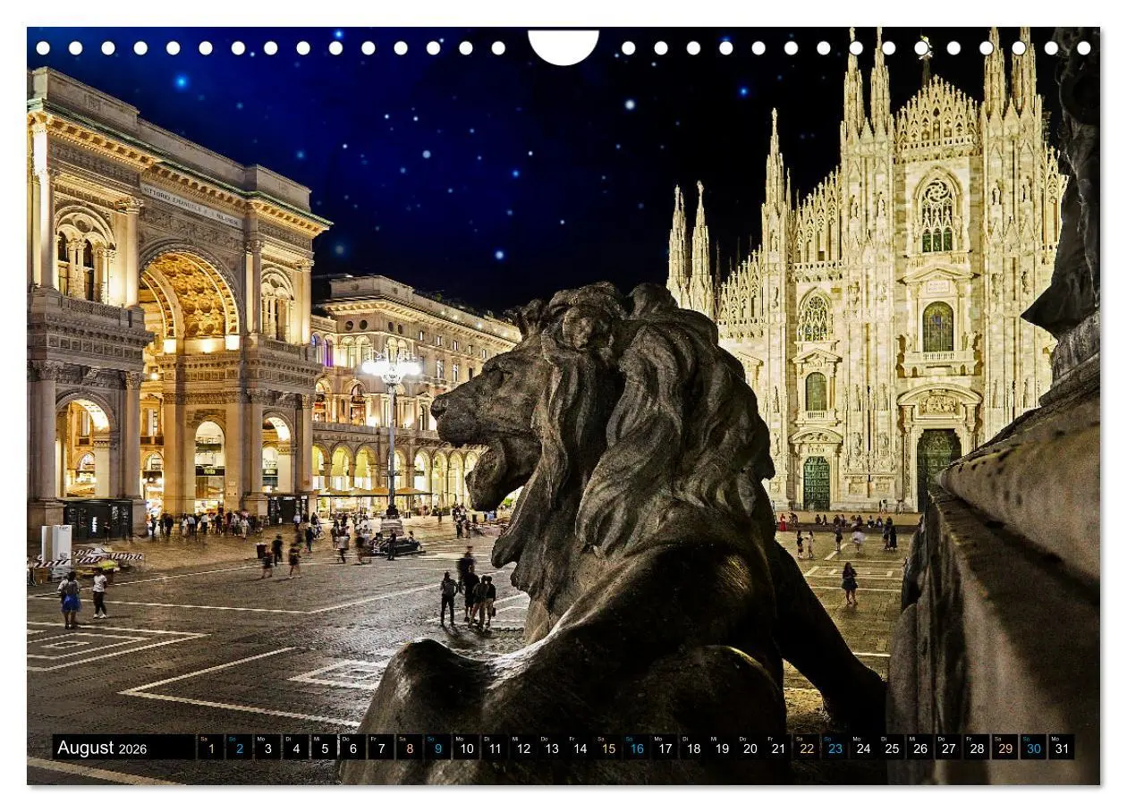 Bild: 9783457379516 | One Day Mailand (Wandkalender 2026 DIN A4 quer), CALVENDO...