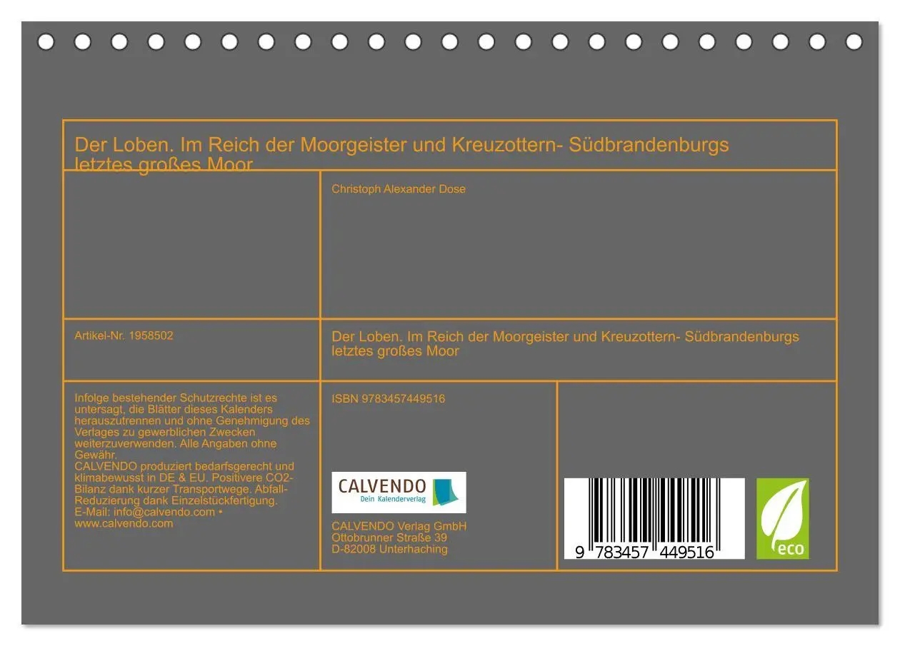 Bild: 9783457449516 | Der Loben. Im Reich der Moorgeister und Kreuzottern-...