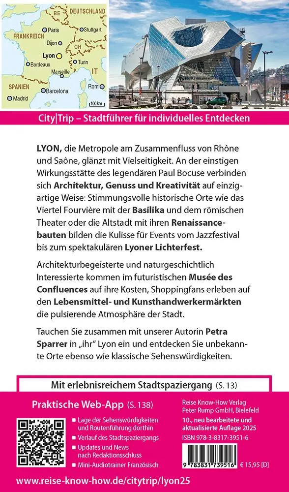 Rückseite: 9783831739516 | Reise Know-How CityTrip Lyon | Petra Sparrer | Taschenbuch | 144 S.