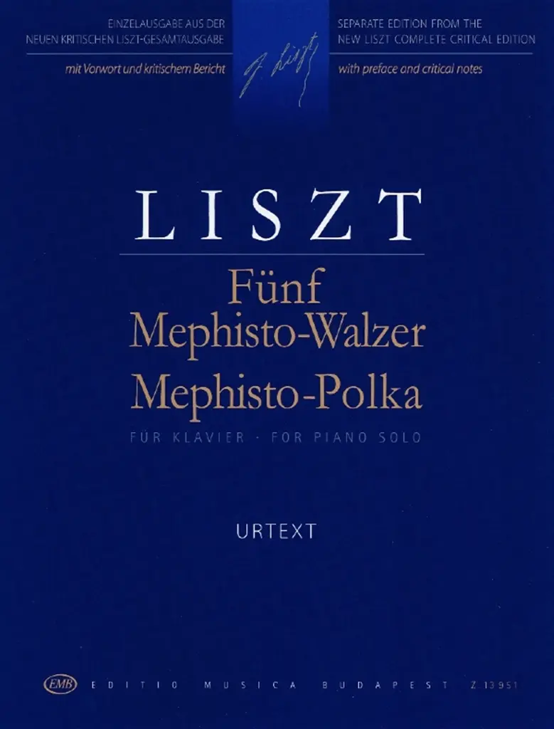 Cover: 9790080139516 | 5 Mephisto-Walzer für Klavier | Franz Liszt | EMB Liszt Works | Buch