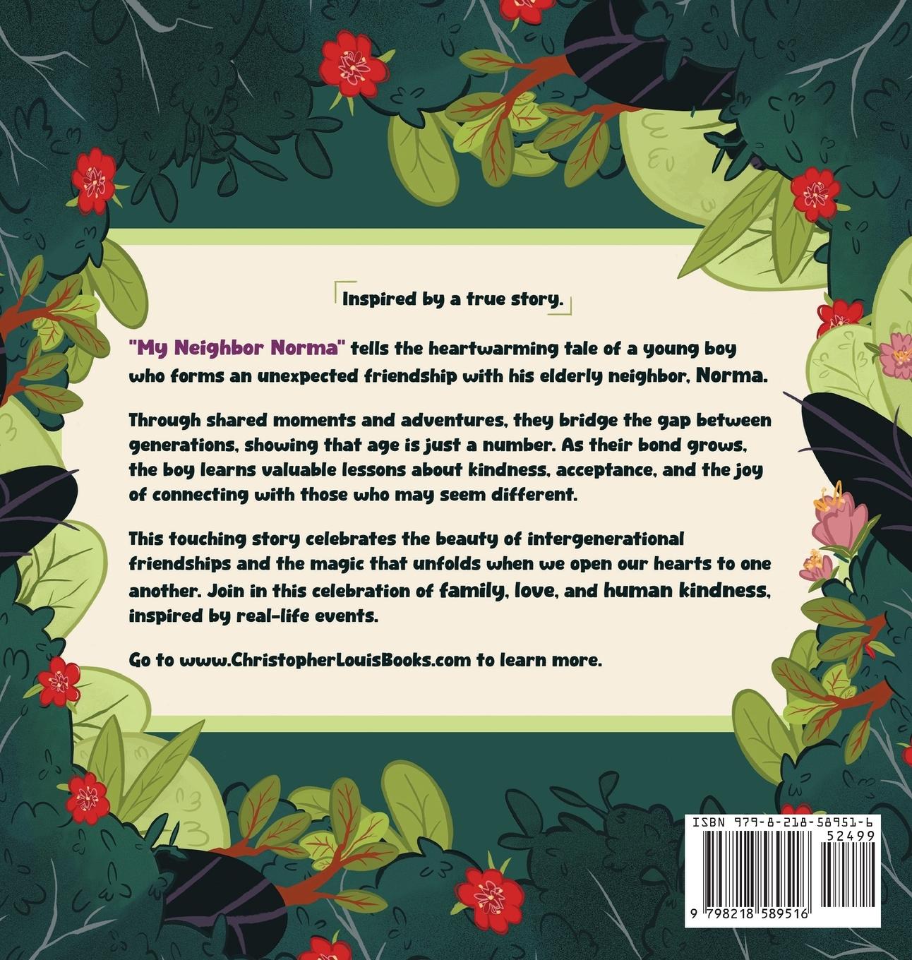 Rückseite: 9798218589516 | My Neighbor Norma | Christopher Louis | Buch | Englisch | 2025