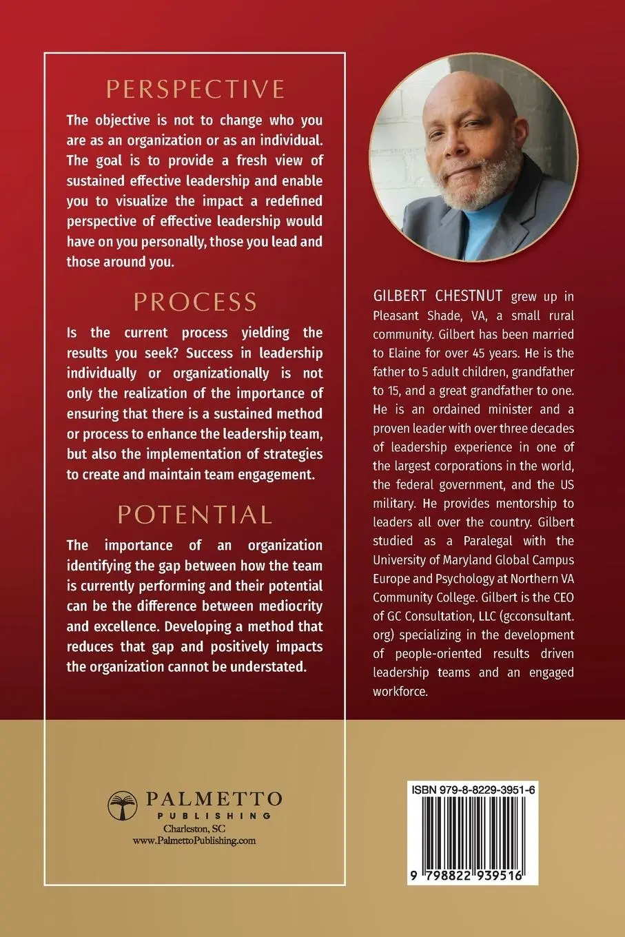 Rückseite: 9798822939516 | The Leadership Stride | Perspective Process Potential | Chestnut