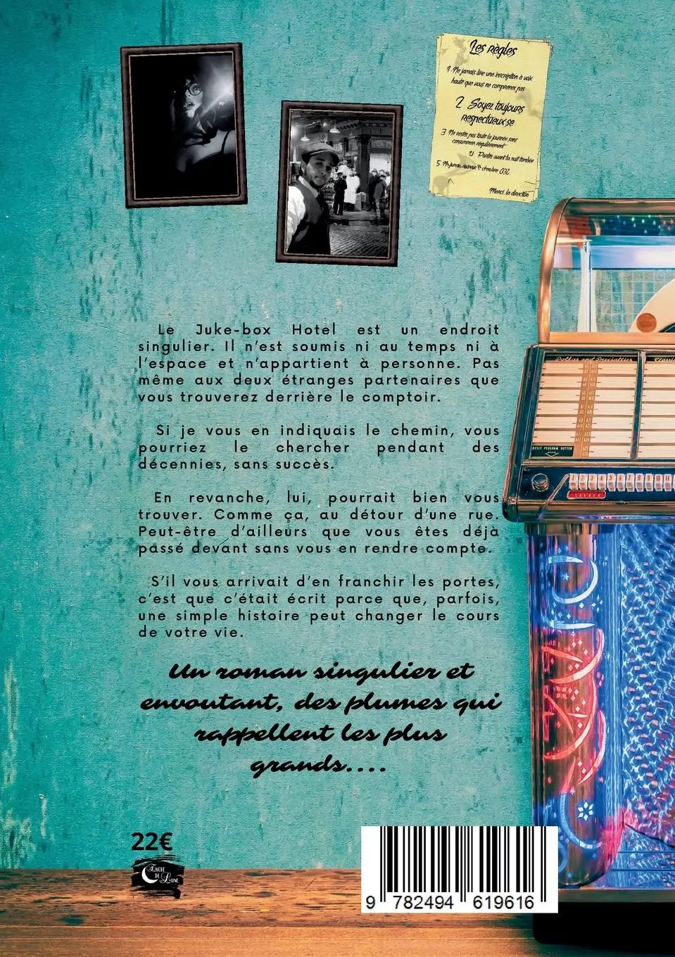 Rückseite: 9782494619616 | The Juke-Box Hotel | Volume 1 | Maxence Madone (u. a.) | Taschenbuch
