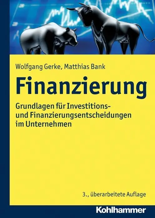 Cover: 9783170309616 | Finanzierung | Matthias/Gerke, Wolfgang Bank | Taschenbuch | XV | 2016