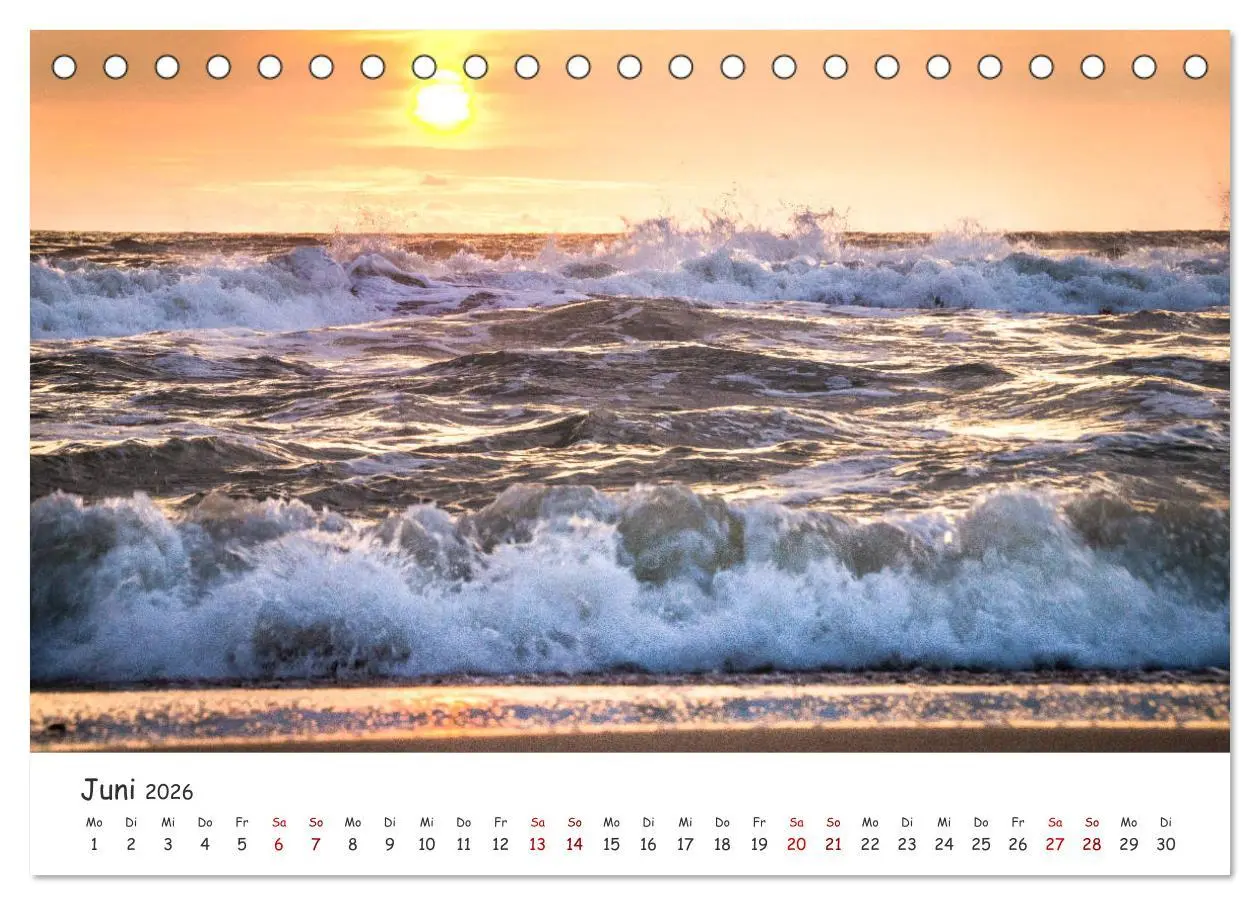 Bild: 9783457749616 | Dünen und Meer Nordseemomente (Tischkalender 2026 DIN A5 quer),...