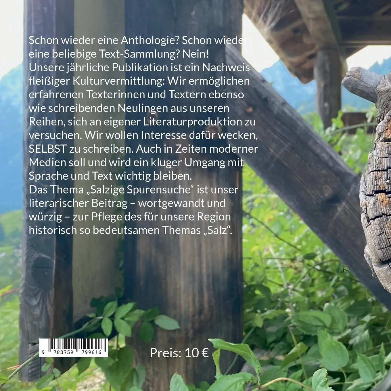 Rückseite: 9783759799616 | Salzige Spurensuche | Chiemgau-Autoren e. V. Chiemgau-Autoren e. V.