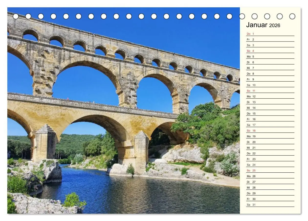 Bild: 9783457979716 | Römische Bauwerke in Europa (Tischkalender 2026 DIN A5 quer),...