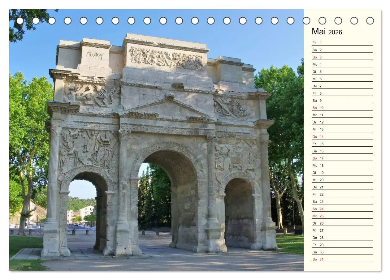 Bild: 9783457979716 | Römische Bauwerke in Europa (Tischkalender 2026 DIN A5 quer),...