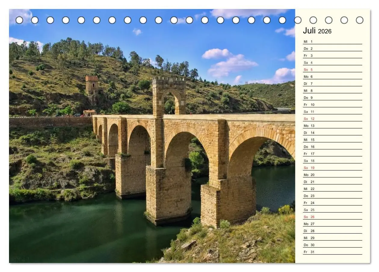 Bild: 9783457979716 | Römische Bauwerke in Europa (Tischkalender 2026 DIN A5 quer),...