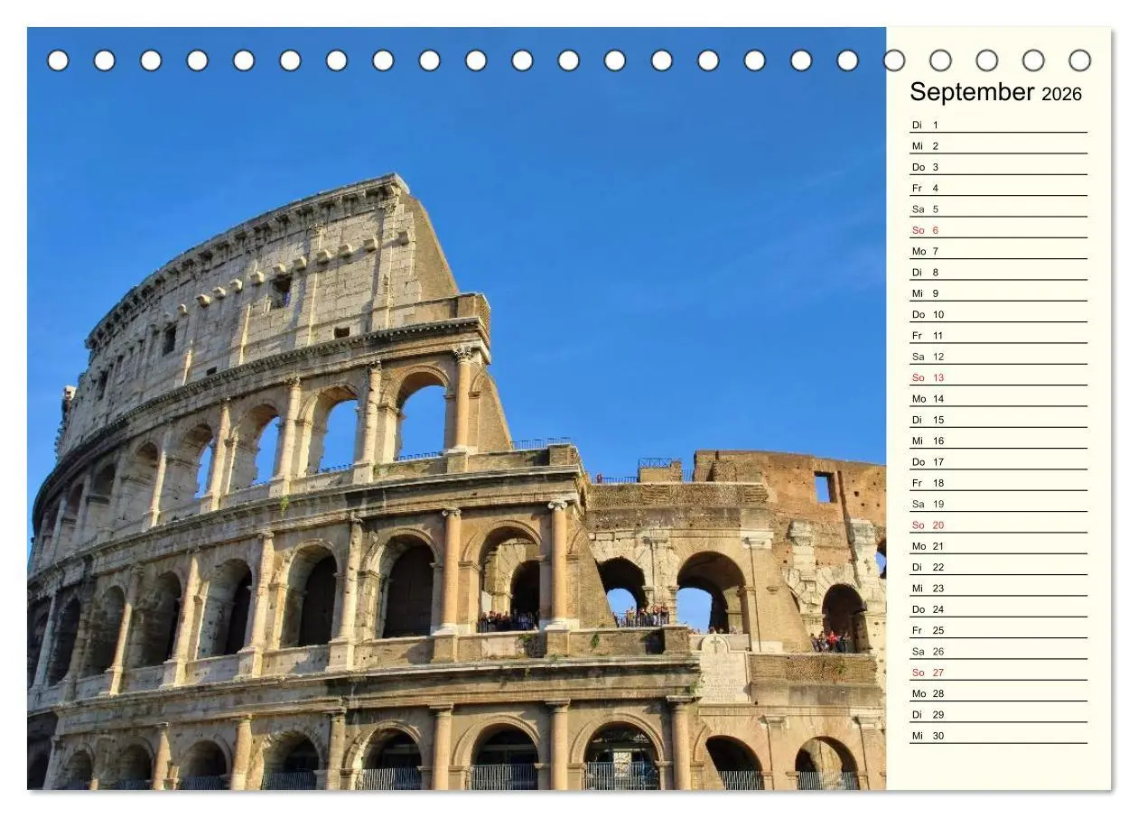 Bild: 9783457979716 | Römische Bauwerke in Europa (Tischkalender 2026 DIN A5 quer),...