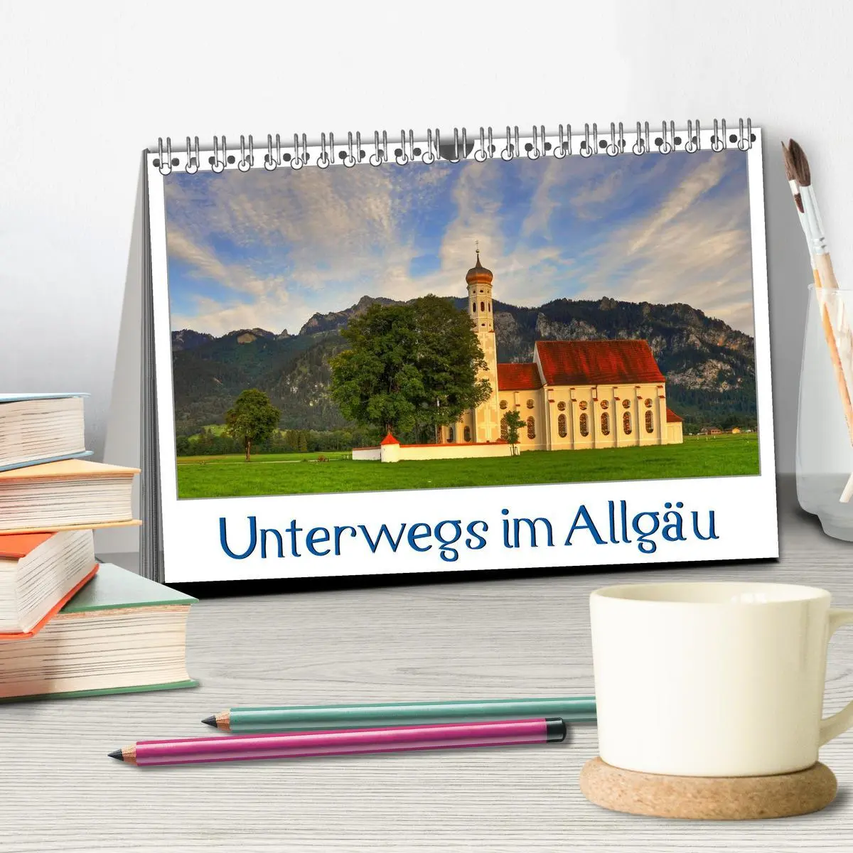 Bild: 9783516139716 | Unterwegs im Allgäu (Tischkalender 2026 DIN A5 quer), CALVENDO...