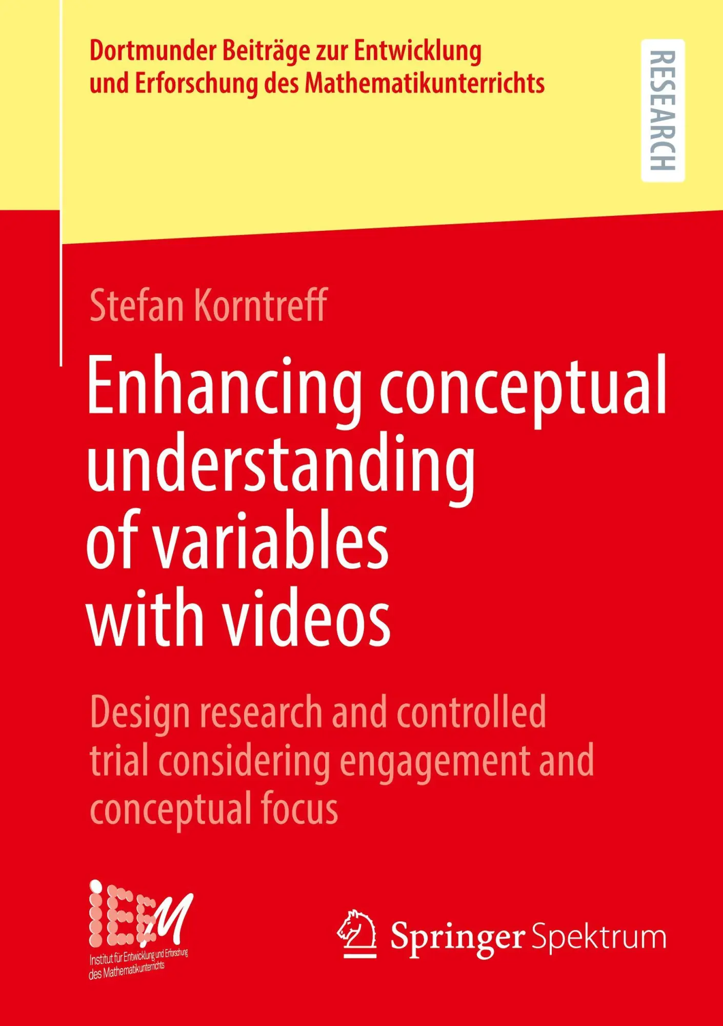 Cover: 9783658499716 | Enhancing conceptual understanding of variables with videos | Buch