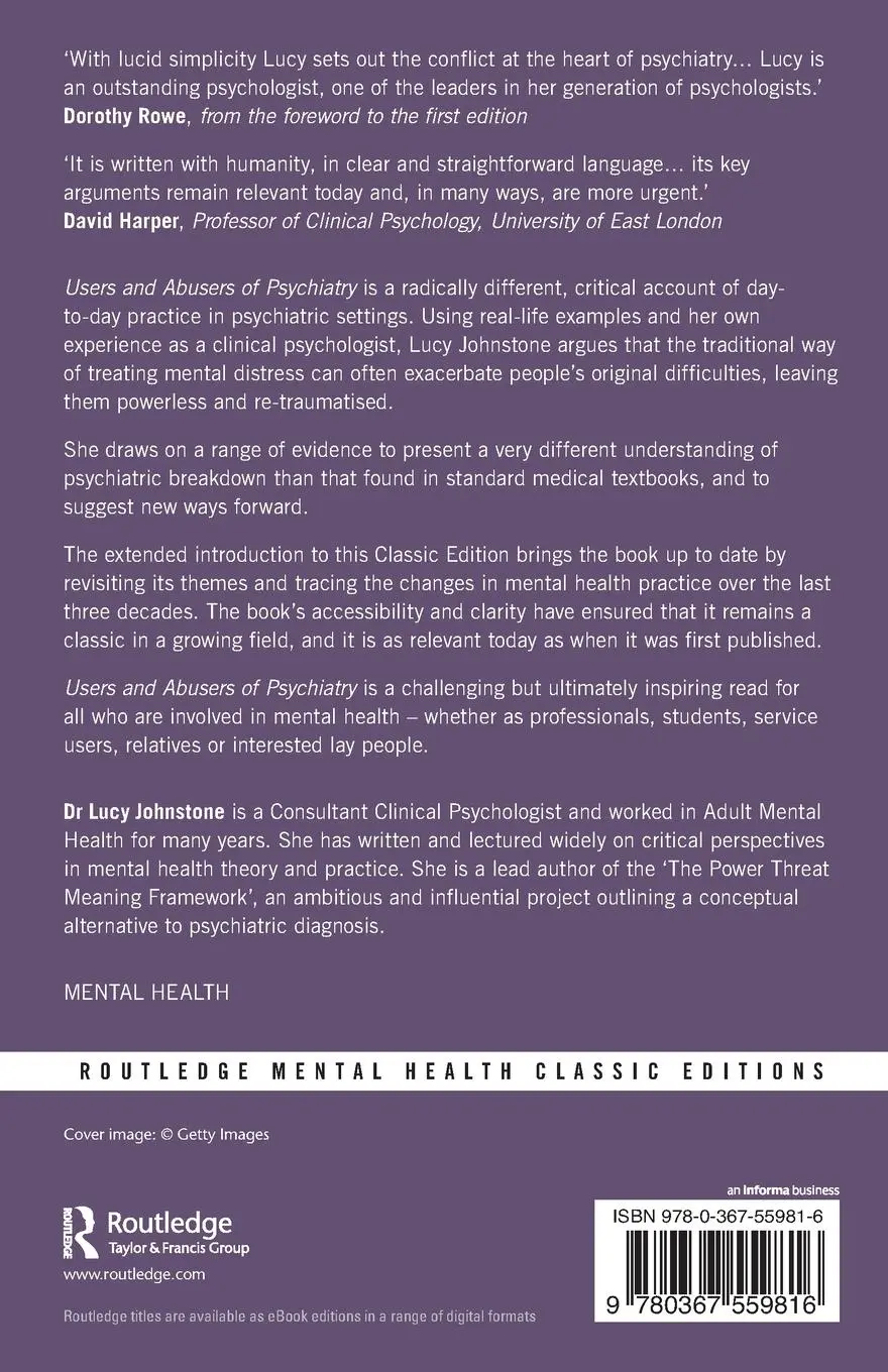 Rückseite: 9780367559816 | Users and Abusers of Psychiatry | Lucy Johnstone | Taschenbuch | 2021