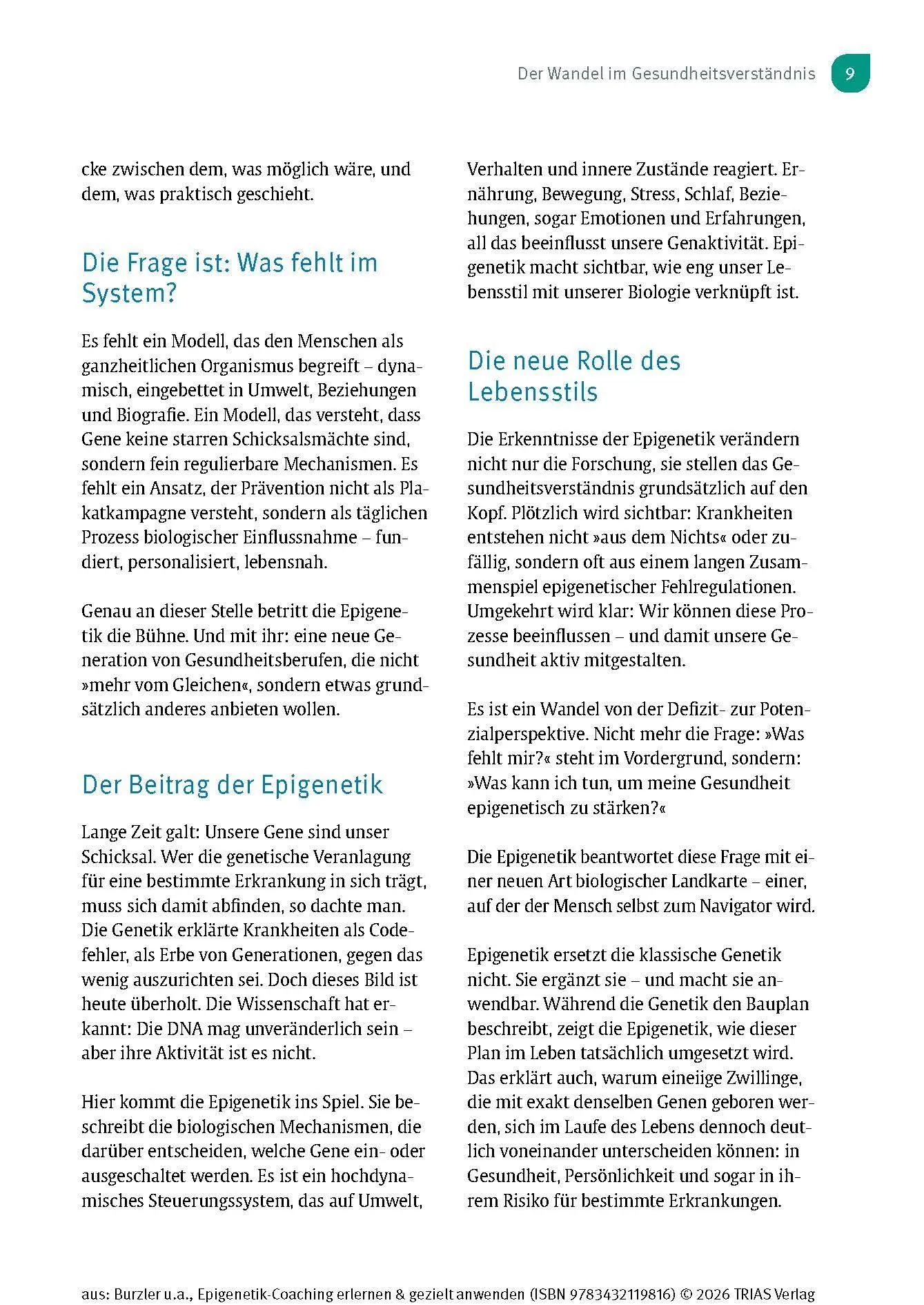 Bild: 9783432119816 | Epigenetik-Coaching erlernen &amp; gezielt anwenden | Burzler (u. a.)