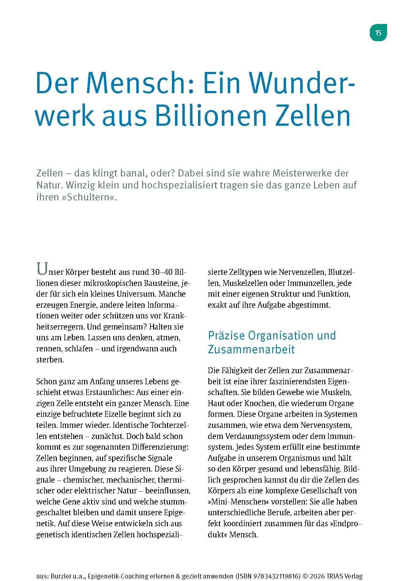 Bild: 9783432119816 | Epigenetik-Coaching erlernen &amp; gezielt anwenden | Burzler (u. a.)