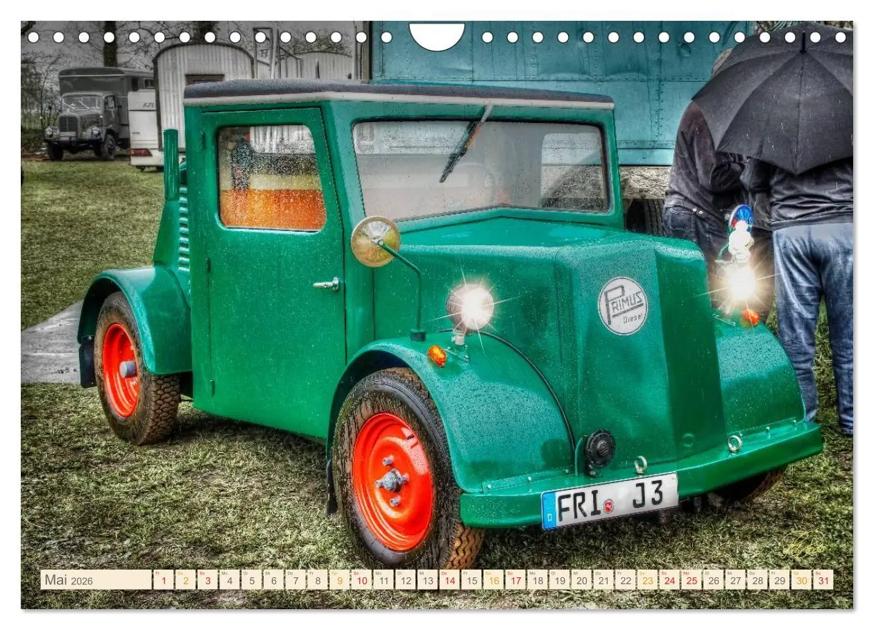 Bild: 9783516059816 | Oldtimer - Traktoren für Liebhaber (Wandkalender 2026 DIN A4 quer),...