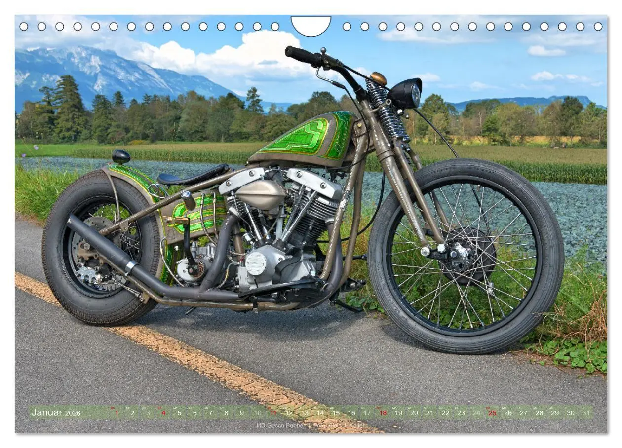 Bild: 9783457889916 | Edel-Bikes 2026 (Wandkalender 2026 DIN A4 quer), CALVENDO...