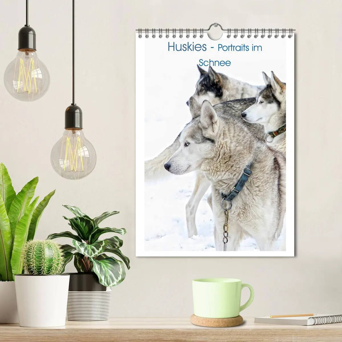 Bild: 9783516429916 | Huskies - Portraits im Schnee (Wandkalender 2026 DIN A4 hoch),...