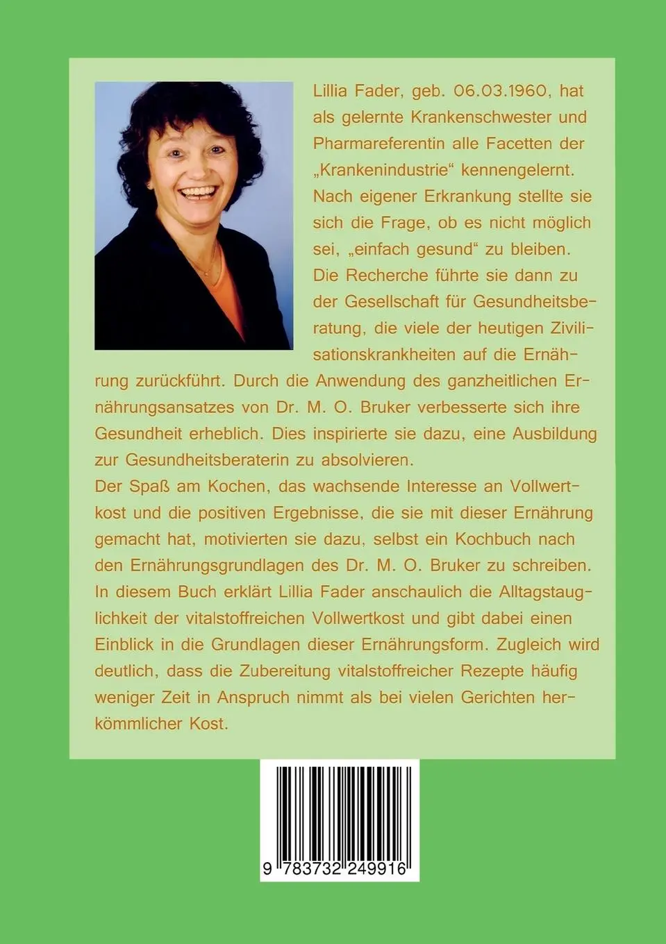 Rückseite: 9783732249916 | Einfach - schnell - vital | Lillia Fader | Taschenbuch | Paperback