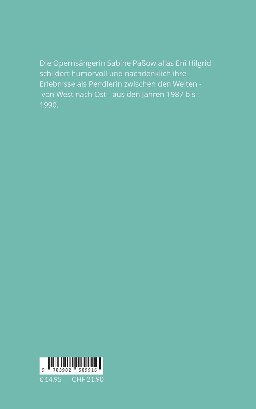 Rückseite: 9783982589916 | GrenzSängerin | Sabine Paßow | Taschenbuch | 128 S. | Deutsch | 2024