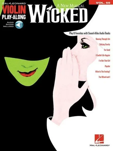 Cover: 9781495030017 | Wicked | Violin Play-Along Volume 55 | Stephen Schwartz | Taschenbuch