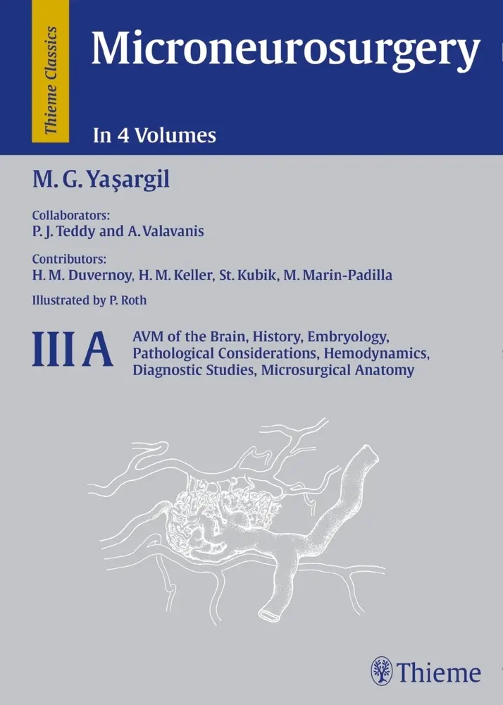 Cover: 9783136450017 | AVM of the Brain, History, Embryology, Pathological Considerations,...