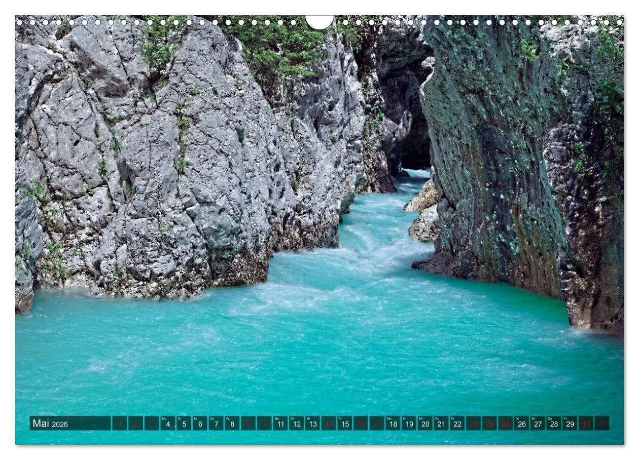 Bild: 9783457900017 | Slowenien - Soca Tal (Wandkalender 2026 DIN A3 quer), CALVENDO...