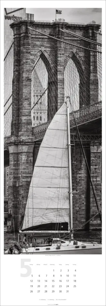 Bild: 9783839900017 | New York XXL Kalender 2025 | Torsten A. Hoffmann | Kalender | Kalender