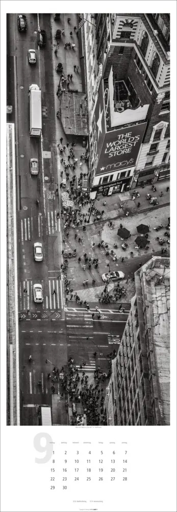 Bild: 9783839900017 | New York XXL Kalender 2025 | Torsten A. Hoffmann | Kalender | Kalender