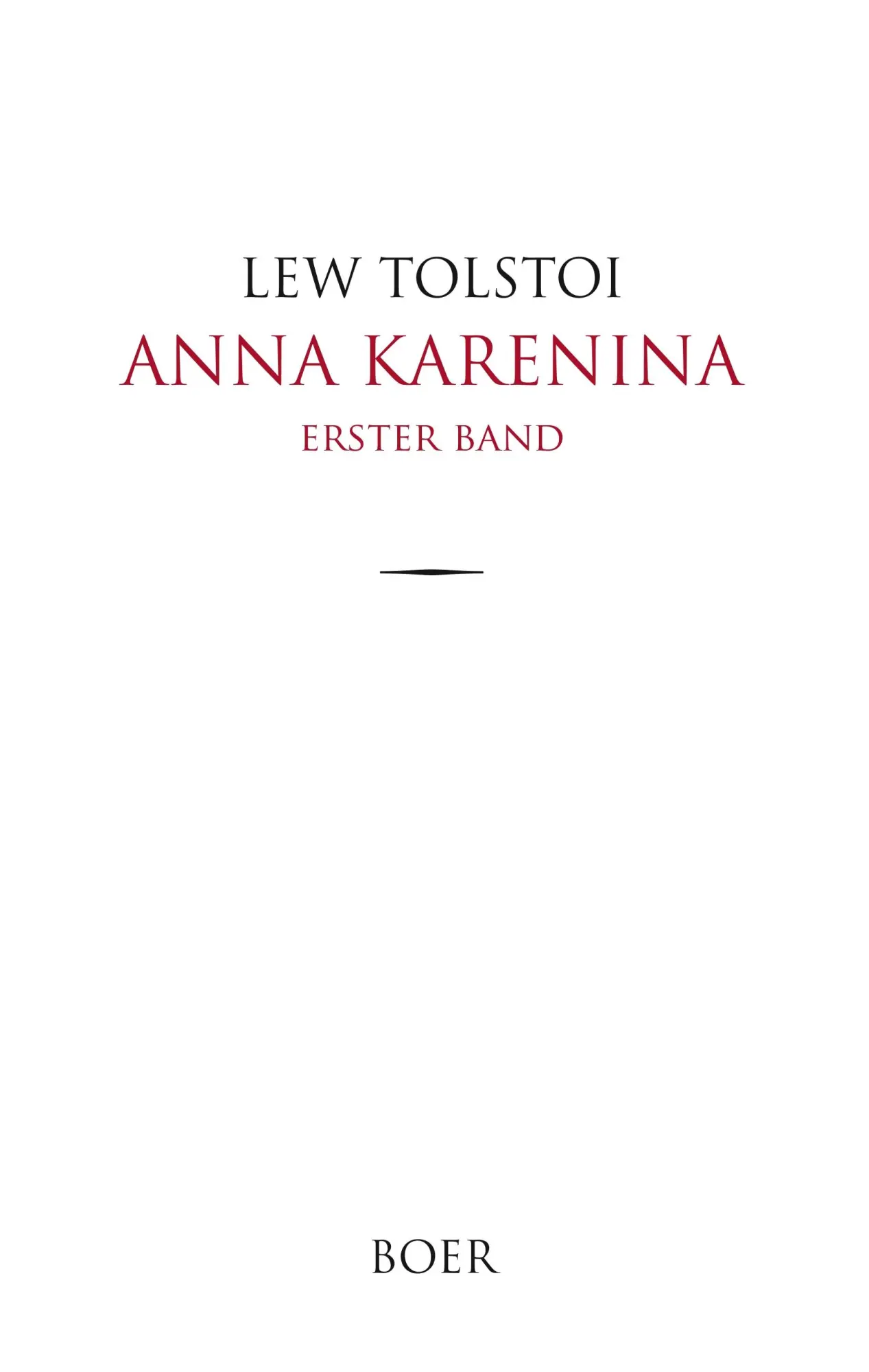 Cover: 9783966620017 | Anna Karenina | Band 1 | Lew Tolstoi | Buch | 344 S. | Deutsch | 2019