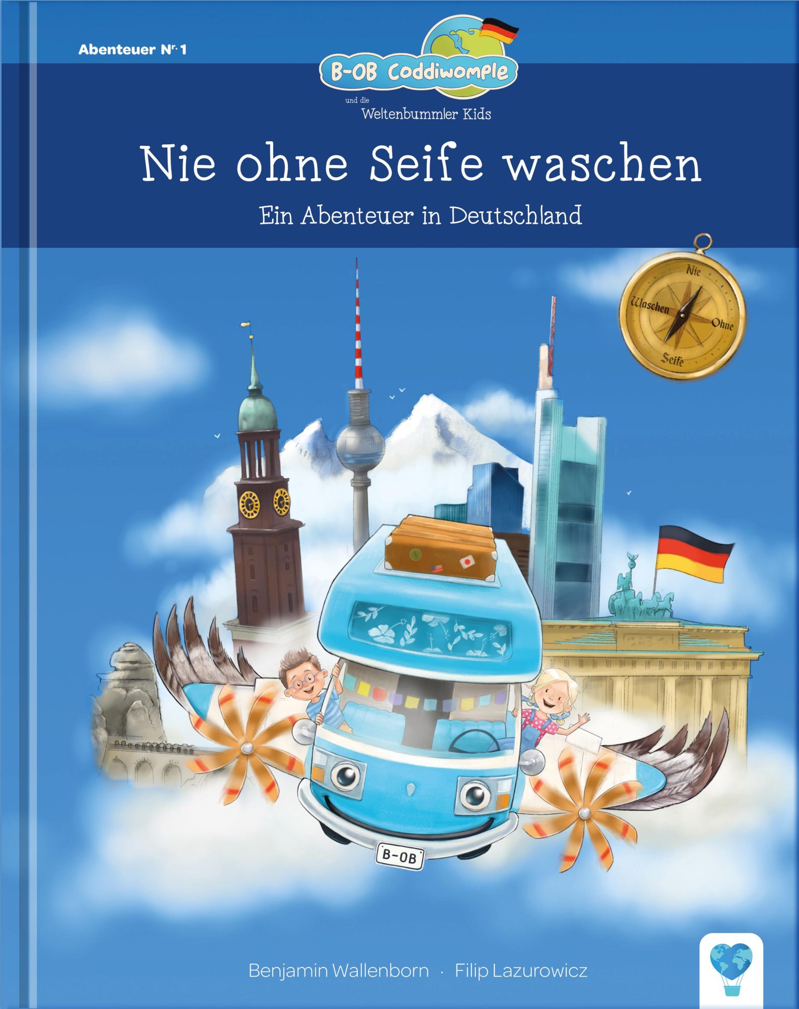 Cover: 9783985980017 | Nie ohne Seife waschen | Ein Abenteuer in Deutschland | Wallenborn