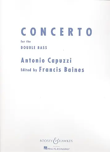 Cover: 9790051360017 | Concert F | Giuseppe Antonio Capuzzi | Buch | Boosey and Hawkes