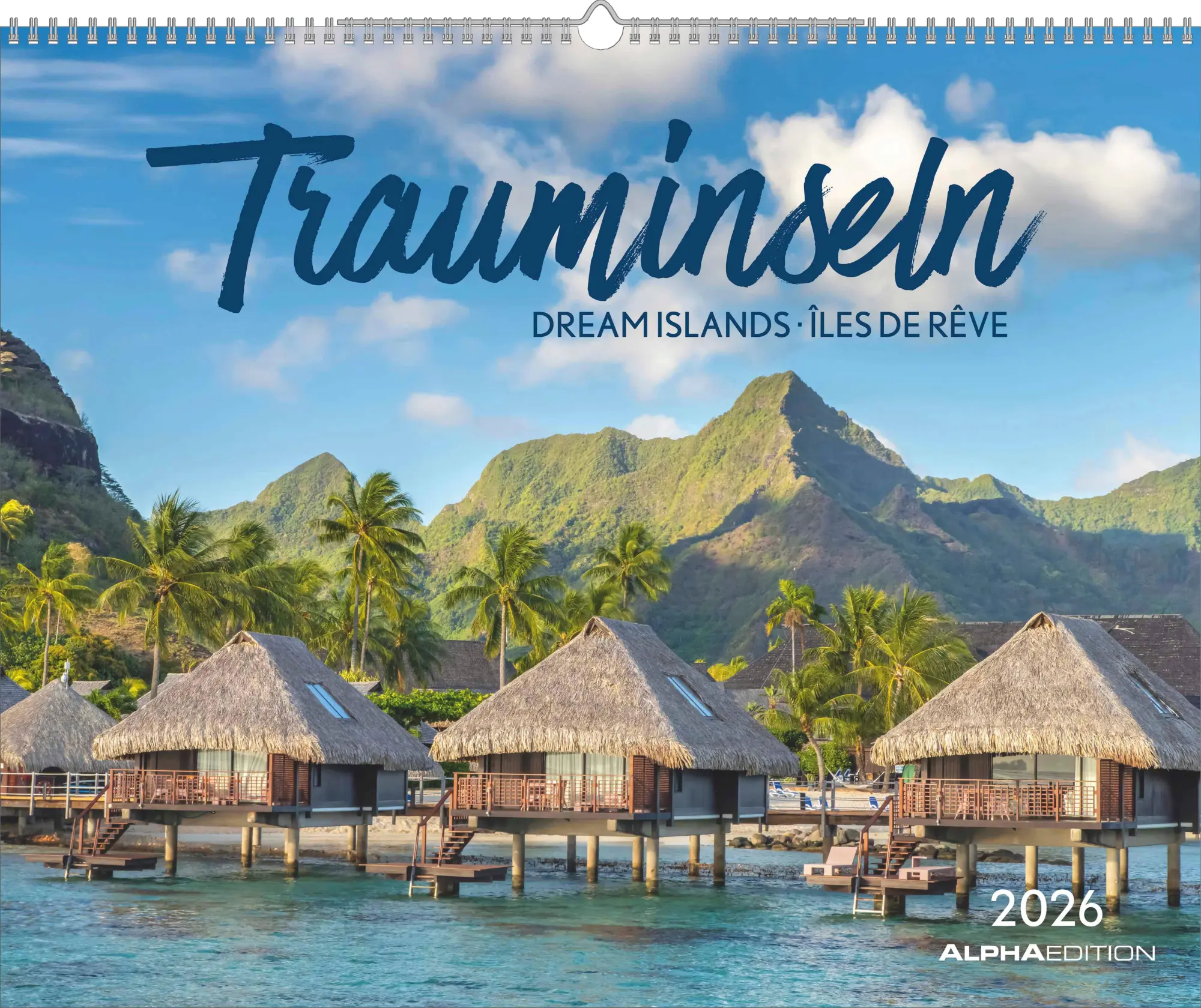 Cover: 4069095000117 | ALPHA EDITION - Trauminseln 2026 - 52 x 42,5 cm | Kalender | 14 S.