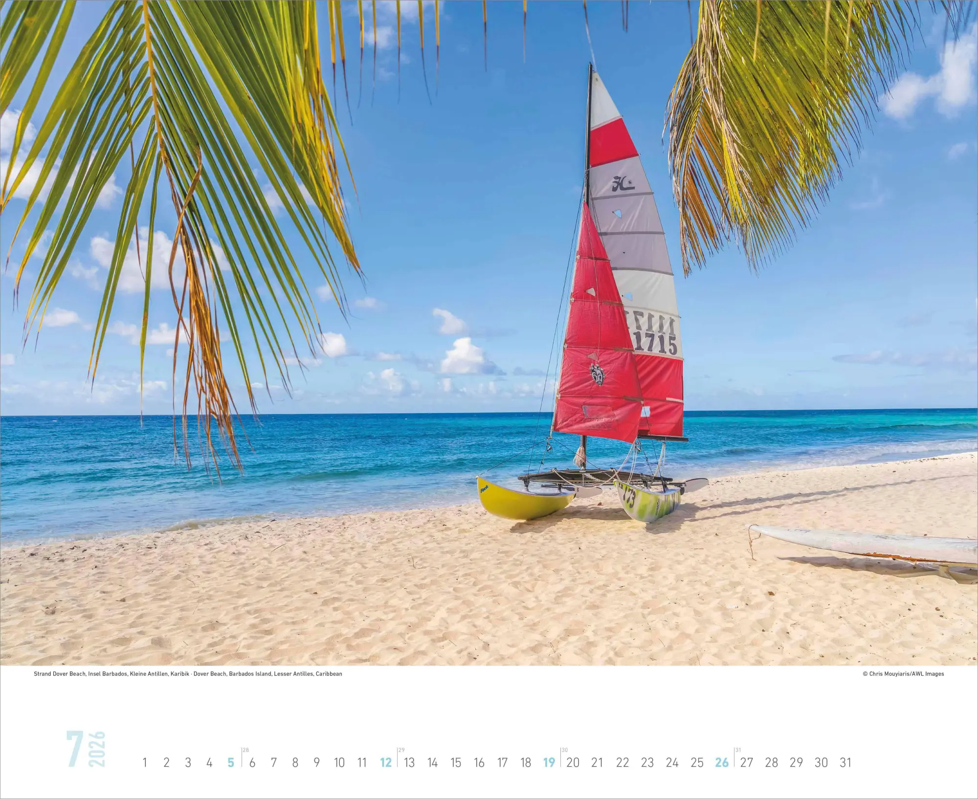 Bild: 4069095000117 | ALPHA EDITION - Trauminseln 2026 - 52 x 42,5 cm | Kalender | 14 S.