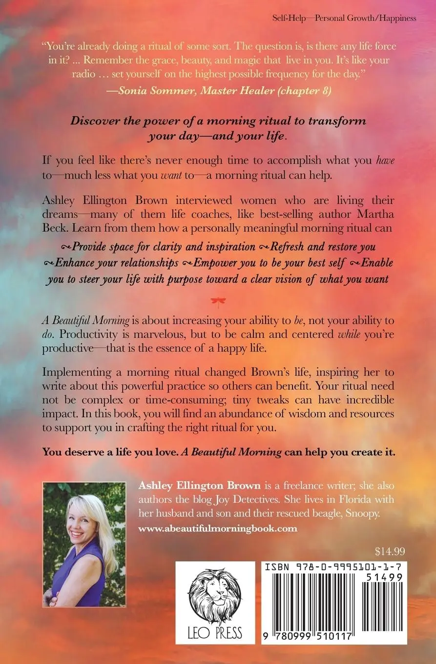 Rückseite: 9780999510117 | A Beautiful Morning | Ashley Ellington Brown | Taschenbuch | Englisch
