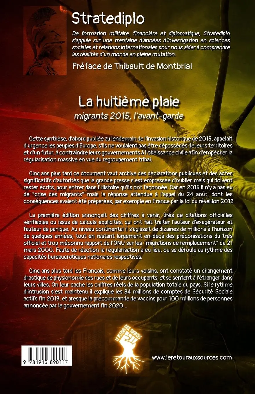 Rückseite: 9781913890117 | La huitième plaie | migrants 2015, l'avant-garde | Stratediplo | Buch