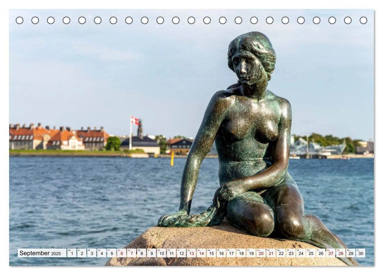 Bild: 9783435110117 | Dänemark - Kopenhagen (Tischkalender 2025 DIN A5 quer), CALVENDO...
