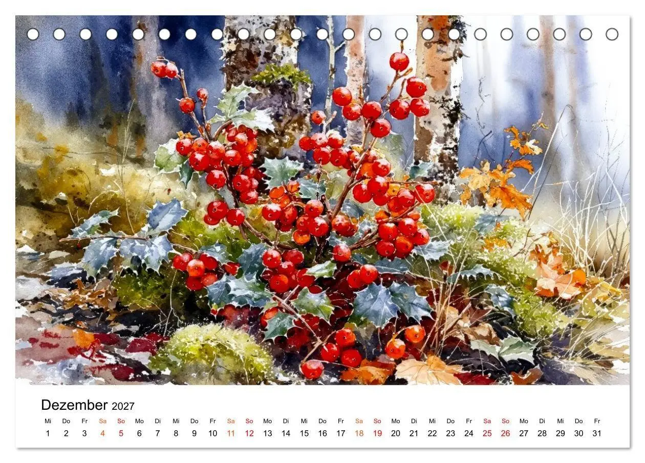 Bild: 9783516770117 | Wildblumen zwischen Moos und Farn (Tischkalender 2027 DIN A5 quer),...