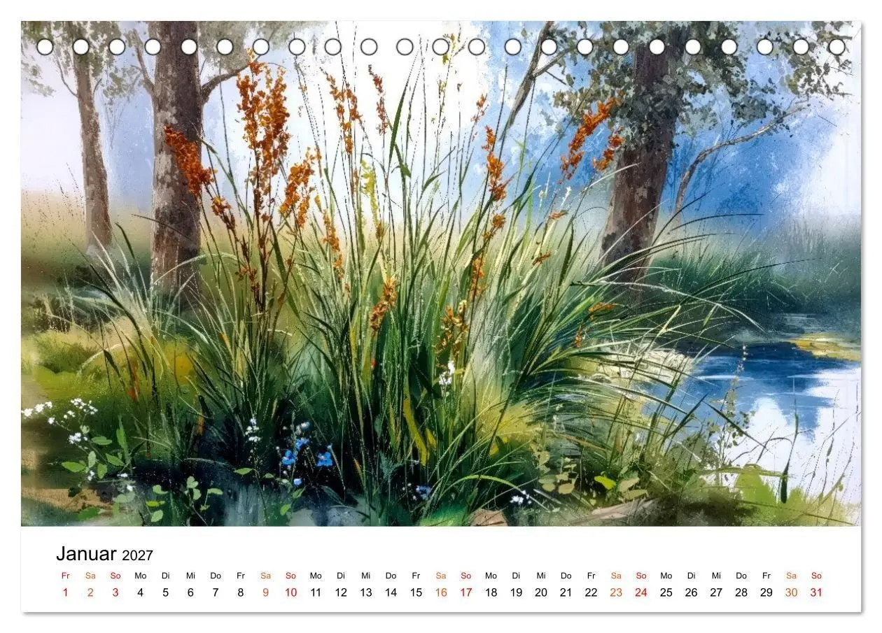 Bild: 9783516770117 | Wildblumen zwischen Moos und Farn (Tischkalender 2027 DIN A5 quer),...