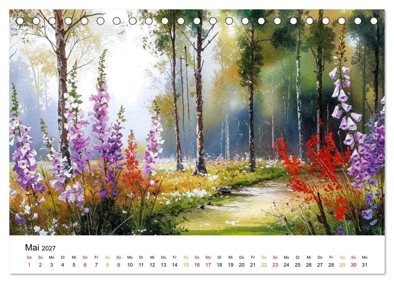 Bild: 9783516770117 | Wildblumen zwischen Moos und Farn (Tischkalender 2027 DIN A5 quer),...