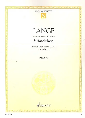 Cover: 9790001090117 | Standchen Opus 90/11( Leise | Franz Schubert | Buch | Schott Music