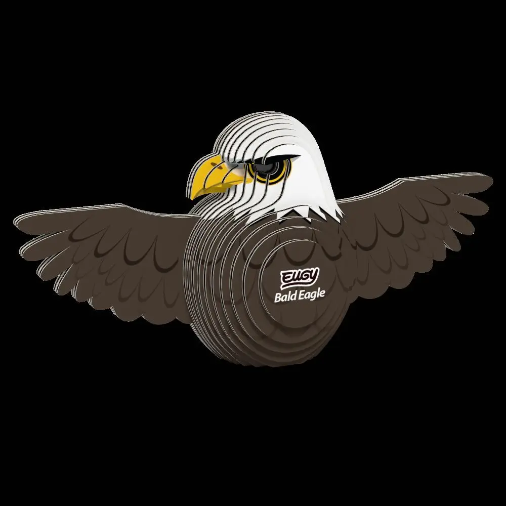 Bild: 9421035150217 | EUGY - 3D Bastelset Weisskopfseeadler | Kit (Bastelset) | In Karton