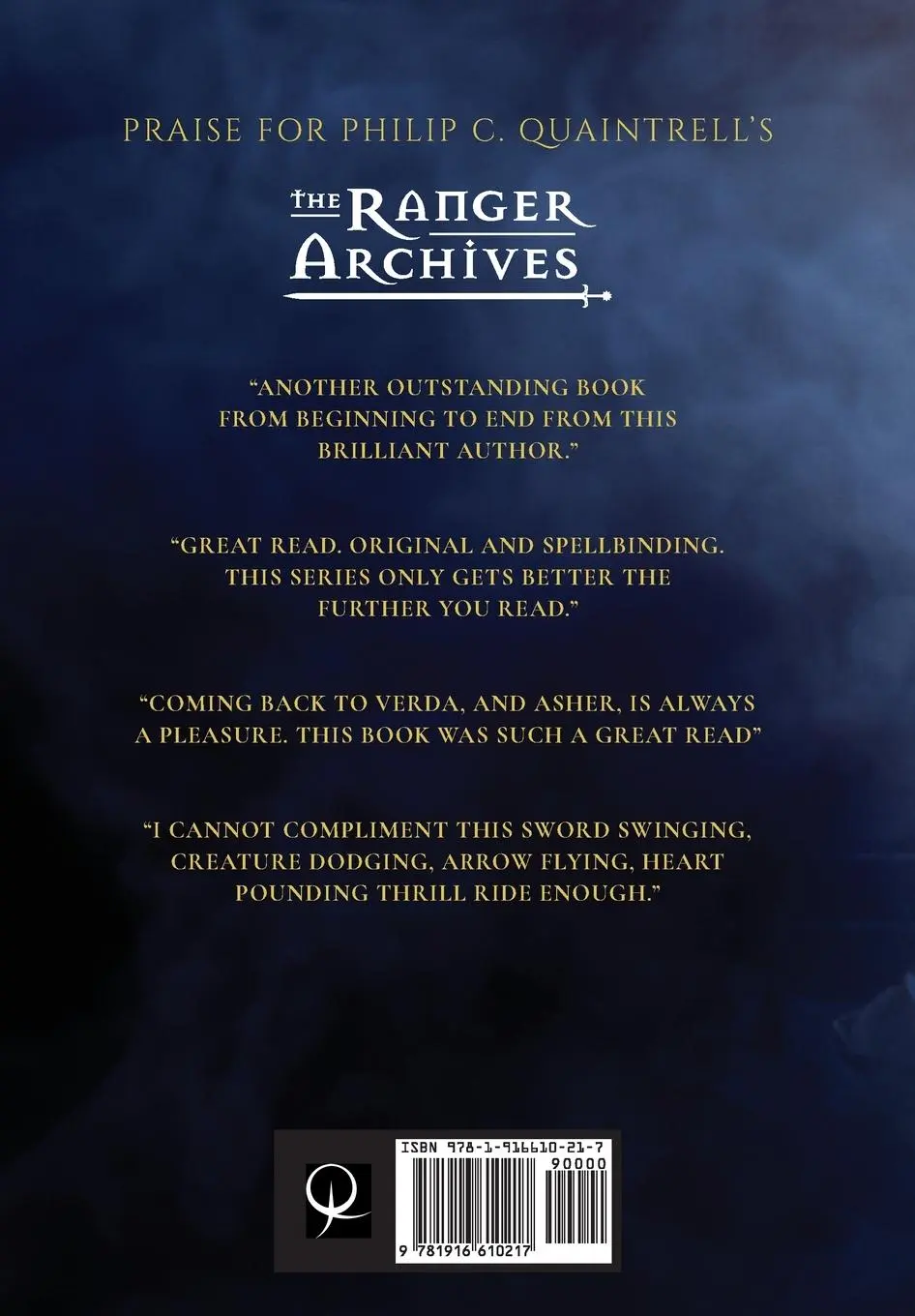 Rückseite: 9781916610217 | Court of Assassins | (The Ranger Archives: Book 1) | Quaintrell | Buch