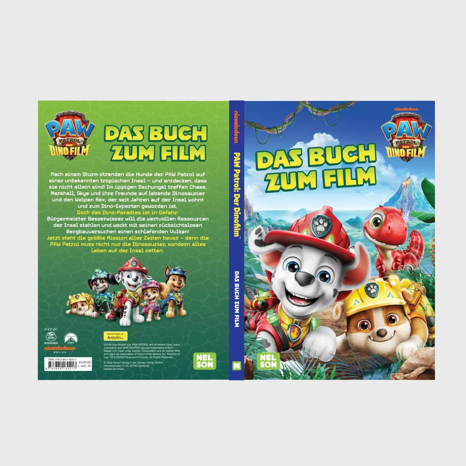 Bild: 9783845130217 | PAW Patrol Geschichtenbuch: PAW Patrol - Der Dinofilm: Das Buch zum...