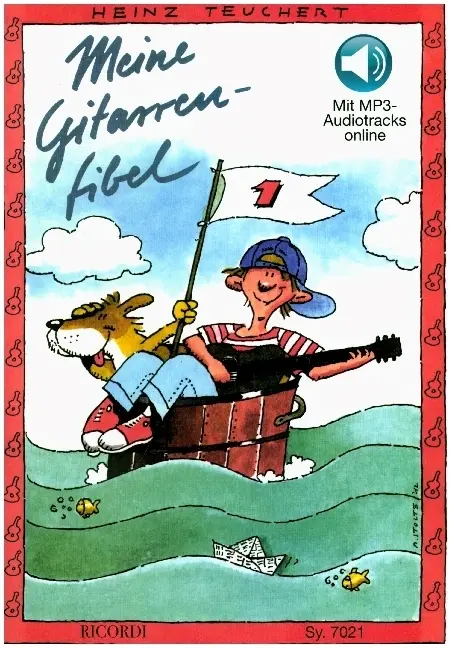 Cover: 9790204270217 | Meine Gitarrenfibel mit MP3-Audiotracks online. Bd.1 | Heinz Teuchert