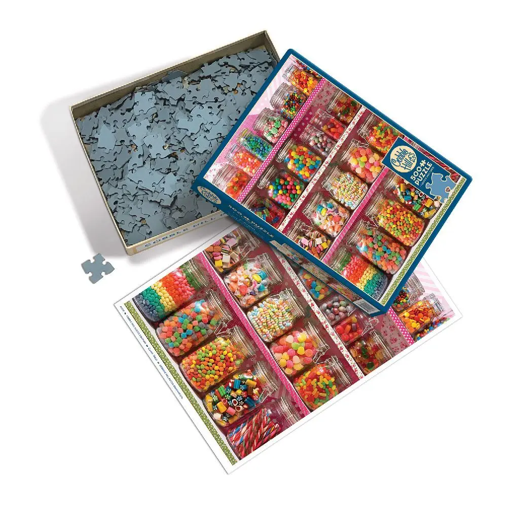 Bild: 625012450317 | Cobble Hill Süssigkeitenregal 500 Teile | Spiel | In Spielebox | 2024